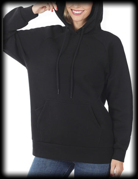Hoodie with cell phone pocket